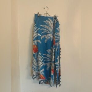 NWT ONE SIZE.Juan de Dios MAPARA Style linen reversible skirt
